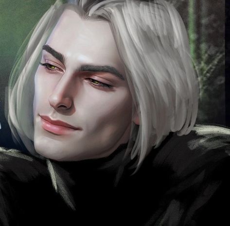 Man With White Hair, Lotr Art, World Of Darkness, Fantasy Male, Fantasy Aesthetic, Male Art, Dnd Characters, Handsome Anime, Character Portraits