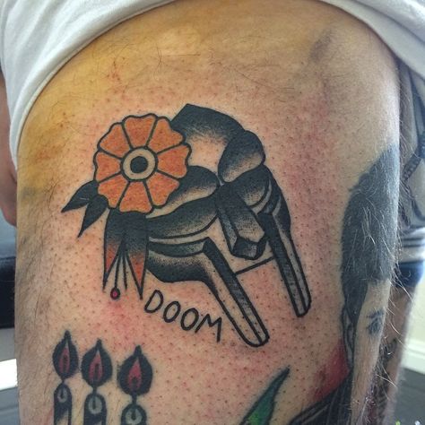 ... Mf Doom Tattoo, Doom Tattoo, Simple Tattoo Designs, Mf Doom, Simple Tattoo, Artist Interview, School Tattoo, Art And Culture, Swallows