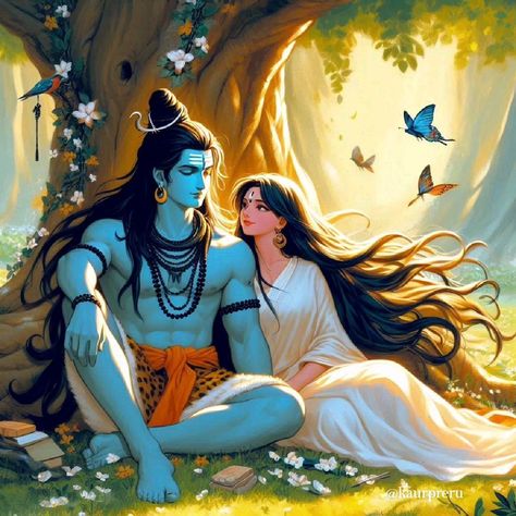 Shiv Abhishek, Shivparvati Images, Shiv God, Ma Saraswati, Lord Shiva Stories, God Artwork, Pictures Of Shiva, Happy Navratri Images, Indian Art Gallery