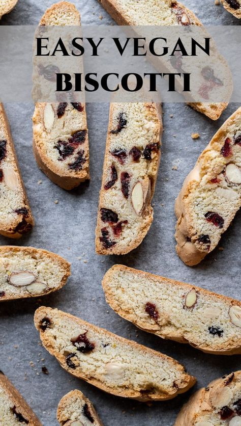 Biscotti Healthy Recipe, Biscotti Recipe Vegan, Vegan Biscotti Recipe Easy, Vegan Biscotti Recipe, Healthy Biscotti Recipe, Eggless Biscotti, Vegan Almond Cookies, Eggless Biscotti Recipe, Vegan Biscotti