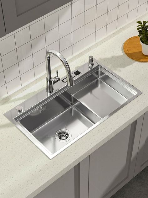 New Style Under/Top Mount Stainless Steel Kitchen Sink
Nano Step Kitchen Sink 304 Stainless Steel Nano Step Kitchen Sink 304 Stainless Steel Silver Kitchen Sink, Top Mount Kitchen Sink, Sinks Kitchen Stainless, Top Kitchen, Steel Kitchen Sink, Stainless Steel Kitchen Sink, Stainless Steel Sinks, Steel Kitchen, Stainless Steel Kitchen