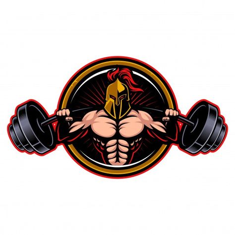 Fête Jurassic Park, Spartan Gym, Bodybuilding Logo, Spartan Logo, Spartan Tattoo, Gym Wallpaper, Gym Wall Decal, Warrior Logo, Gym Art