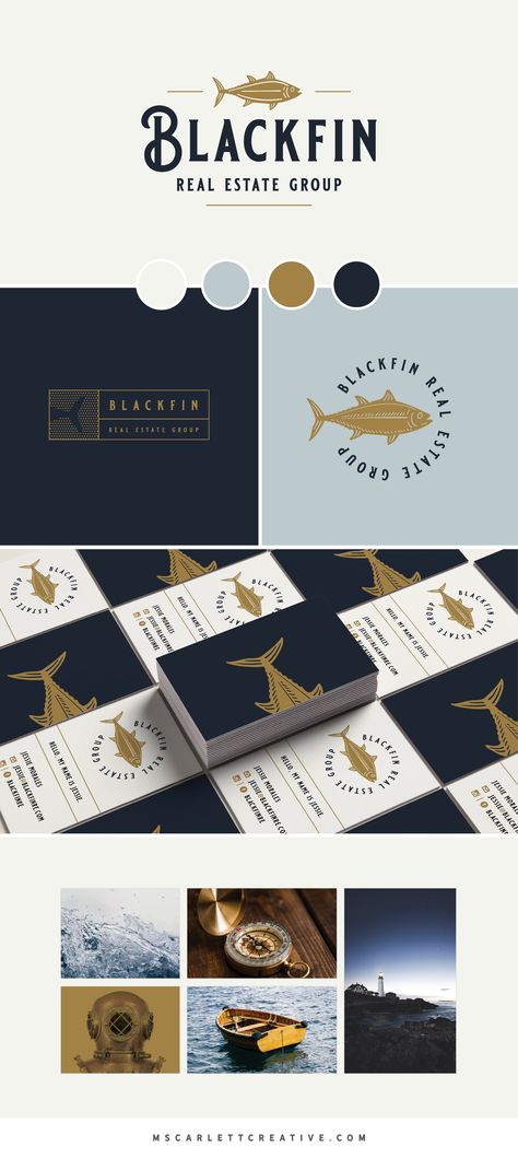 Fish Branding Design, Coastal Logo Design Inspiration, Nautical Branding Design, Nautical Logo Design, Fish Logo Design Branding, Coastal Logo Design, Boat Branding, Fish Logo Design Ideas, Logo Mer