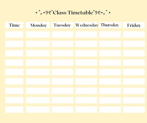 Cover Goodnotes, Class Timetable, Timetable Template, School Timetable, Printables Free, Class Schedule, Planner Printables Free, Planner Printables, Weekly Planner Printable