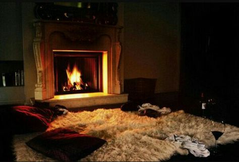 Ivory flokati wool rug by the fire with the pair of chairs. Bear Skin Rug, Devon House, Fireplace Rugs, 5 Piece Bedroom Set, Hearth Rug, Bear Rug, Decor Ikea, Bedroom Fireplace, The Fireplace