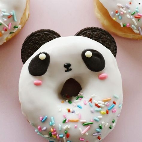 The Original Spudnuts Donuts (@spudnutsdonuts) on Instagram: “Happy National Panda Day! 🐼” Panda Birthday Cake, Panda Food, Food Panda, Panda Day, Ideas Fiesta, Panda Birthday, Panda Party, Culinary Art, Panda Bears