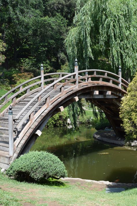 Japanese Garden Bridge Bridge Reference, Japanese Bridges, Japan Bridge, Architecture Japanese, Bed Painting, Chinese Bridge, Japan Village, Pond Bridge, Bridge Drawing