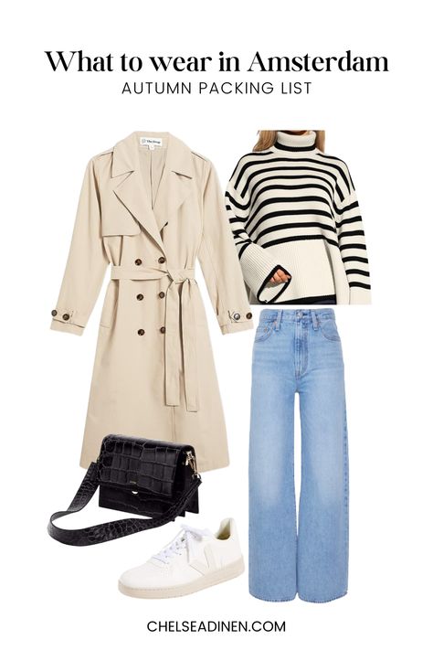 Amsterdam In November Outfits, Amsterdam Autumn Outfit, Amsterdam Packing List, What To Wear In Amsterdam, Dutch Outfit, Amsterdam Aesthetic, Amsterdam Vacation, What To Pack For Vacation, Amsterdam Outfit