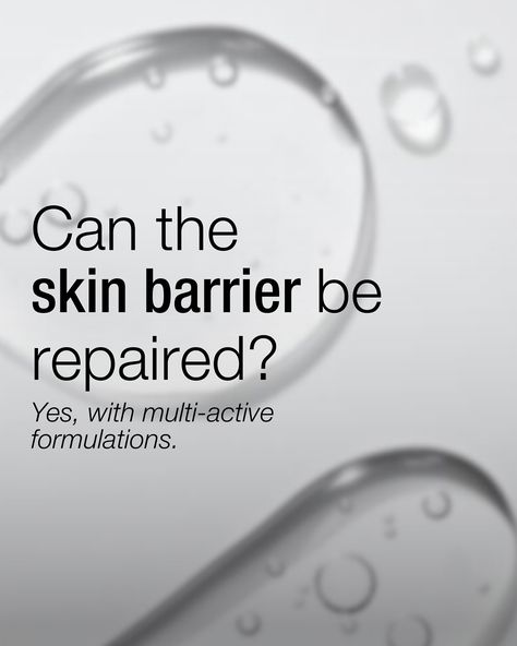 Transform your skin with our powerhouse formula. Say goodbye to irritation, uneven tone, and damaged barriers and give way to a smoother, calmer, and radiant complexion. [barrier repair, barrier restore, radiant skin, even skin tone] #dermatologicalskincare #clinicalskincare #advancedskincare #skinhealth #skinscience Repairing Skin Barrier, Barrier Repair Skin Care Routine, Restore Skin Barrier, Skincare Barrier Repair, Skin Barrier Repair, Advanced Skin Care, Skin Facts, Dermatological Skin Care, Skin Science