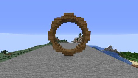 Minecraft Circle, Minecraft Circles, Minecraft Building Guide, Circle House, Minecraft City, Minecraft Plans, Minecraft Tips, Minecraft Construction, Minecraft Inspo