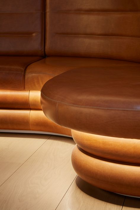 Curved Banquette, Restaurant Booth Seating, Melbourne Apartment, Millwork Details, Charlotte Street, Restaurant Booth, Banquet Seating, Joinery Details, Booth Seating