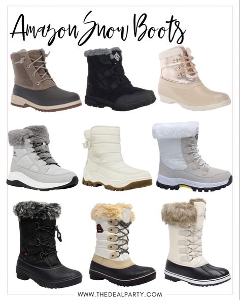 Sharing affordable snow boots from Amazon perfect for your next ski trip in the mountains! Amazon Snow Boots | Winter Boots | Winter Hiking Boots | Winter Snow Boots | Waterproof Boots Boots For Teenage Girl, Ice Maiden, Snow Boots Waterproof, Winter Hiking Boots, Snow Boots Winter, Girls Winter Boots, Boots Waterproof, Winter Hiking, Amazon Beauty Products