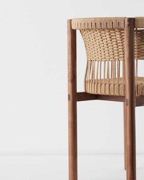 Danish Cord Chair, Weaved Chair, Danish Cord Weaving, Weaving Chair, Lee Furniture, Home Office Furniture Design, Danish Cord, Shop Floor, Statement Chairs