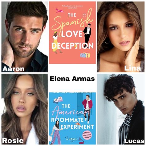 Aron Blackford Spanish Love Deception, American Roomate Experiment Fanart, Lina Spanish Love Deception, The American Roommate Experiment Fanart, The Spanish Love Deception Fanart, Rosie And Lucas, Aaron And Lina, Spanish Deception, Fictional Aesthetic