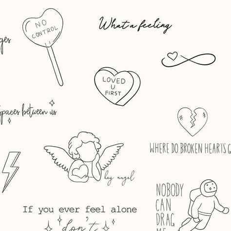 One Direction Stamp Tattoo, One Direction Tattoos Ideas Story Of My Life, What A Feeling One Direction Tattoo, One Direction Aesthetic Tattoo, Fine Line One Direction Tattoo, One Direction Flash Tattoo, Simple 1d Tattoos, One Direction Infinity Tattoo, 1d Tattoos Ideas Lyrics