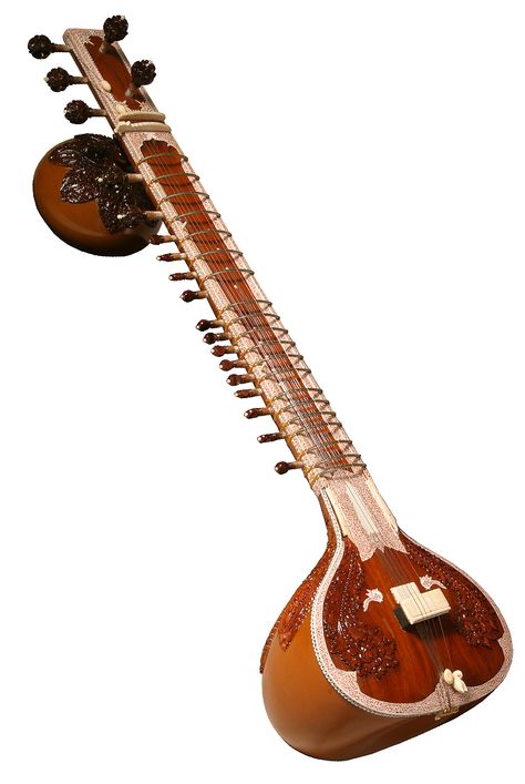 Sitar Musical Instrument, Sitar Instrument Painting, Sitar Instrument Aesthetic, Sitar Instrument Drawing, Sitar Instrument, Music Exhibition, Indian Musical Instruments, Musical Instruments Drawing, Painted Daisies