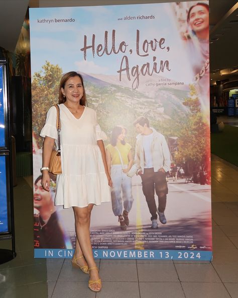 Yesterday’s block screening was a success! ✨ Huge shoutout to my @pondsph @redtorch_comms family for this wonderful experience! 🌷 Still wondering if *Hello, Love, Again* is worth the watch? Girl, RUN 🏃🏻‍♀️, don’t walk—go get that ticket! It’s definitely a great movie to watch with friends, family, or your jowa! 💅 #helloloveagain #pondsph Movie To Watch With Friends, Alden Richards, Movie To Watch, Hello Love, Kathryn Bernardo, Great Movies To Watch, Instagram Outfits, Love Again, Great Movies