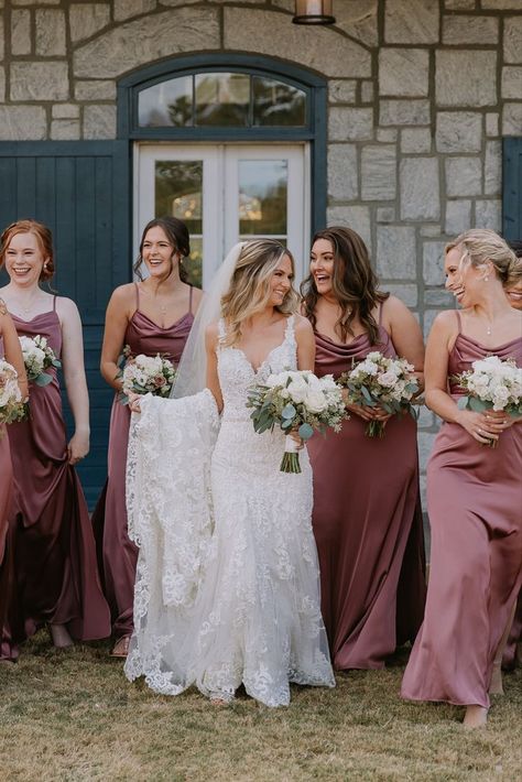 Mauve Mix Match Bridesmaid Dress, Mauve Silk Bridesmaid Dress, Deep Mauve Bridesmaid Dress, Satin Mauve Bridesmaid Dress, Bridesmaid Dress Mauve, Dusty Rose And Mauve Bridesmaid Dresses, Dark Mauve Wedding Theme, Mauve Bridesmaids Dresses, Mauve Navy Wedding