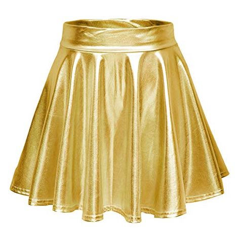 Skirt Tutu, Metallic Pleated Skirt, Rok Mini, Performance Stage, Skirt Tulle, Campus Style, Mini Skater Skirt, Gold Skirt, Party Rock