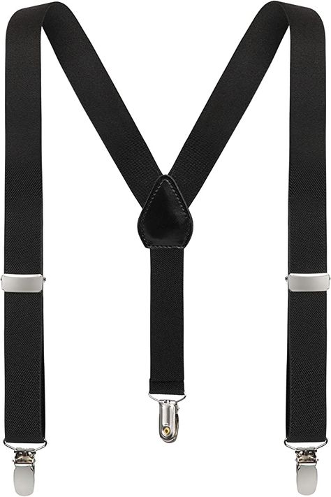 Amazon.com: Suspenders for Kids - 1 Inch Suspender Perfect for Tuxedo - Black (26"): Apparel Suspenders: Clothing, Shoes & Jewelry Toddler Suspenders, Suspenders For Kids, Tuxedo Black, Best Clips, Ski Pants, Falling Down, Suspenders, Braces, Stripes Design