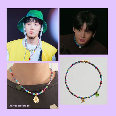 Excited to share this item from my #etsy shop: Jungkook & J-hope beaded necklace ptd on stage las vegas d-3 + youtube interview | BTS jungkookcore , hobicore bangtan ARMY gift <3 J Hope Jewelry, Jungkook Beaded Bracelet, Jungkook Beaded Jewelry, Jungkook Bracelet Beads, Jungkook Necklace, Bts Jewellery, Bts Necklace, Bts Accessories, Ptd On Stage Las Vegas