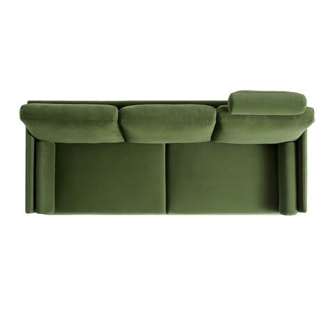 DESCRIPTIONS Our Timber Sofa is a stylish sofa which emphasis on style and comfort and is designed with an adjustable headrest Upholstered in soft velvet touch fabric in a fern green colour, providing comfortable seating With a solid wood internal frame, the Timber Sofa has a solid wood base and cylindrical legs The Timber sofa comes with cylindrical cushions which perfectly compliment the design of the headrest and legs The headrest on the Timber sofa is adjustable, which allows you to easily m Sofa Side View, Sofa Top View, Living Room Top View, Timber Sofa, Texture Landscape, Furniture Png, Interior Design Presentation, Green Velvet Sofa, Green Sofa