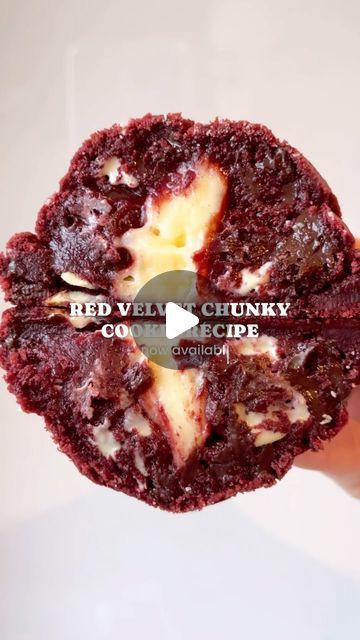 Red Velvet Chunky Cookies, Red Velvet Cookie Recipe, Velvet Cookies, Red Velvet Cookies, Cookie Recipe, Cookie Recipes, Red Velvet, Velvet, Baking