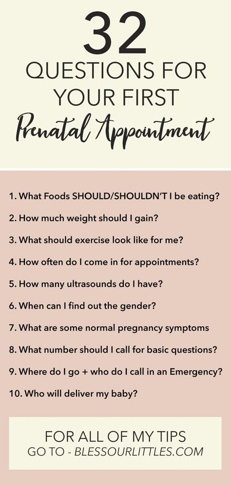 Prenatal Appointment Questions, 1st Prenatal Appointment Questions, First Prenatal Appointment Questions, Questions For First Prenatal Visit, Questions To Ask Obgyn First Appointment, Prenatal Appointment Schedule, Questions To Ask At First Prenatal Visit, Questions To Ask Before Having A Baby, Pregnancy Care Tips