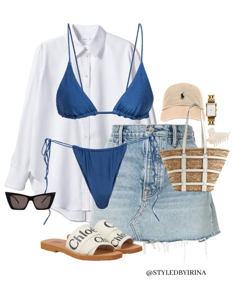 Cruise Ship Outfits, Bahamas Outfit, Beach Outfits Women Vacation, Shop Jeans, Beach Fits, Beachwear Fashion, Beach Wear Outfits, Cruise Outfits, Looks Chic