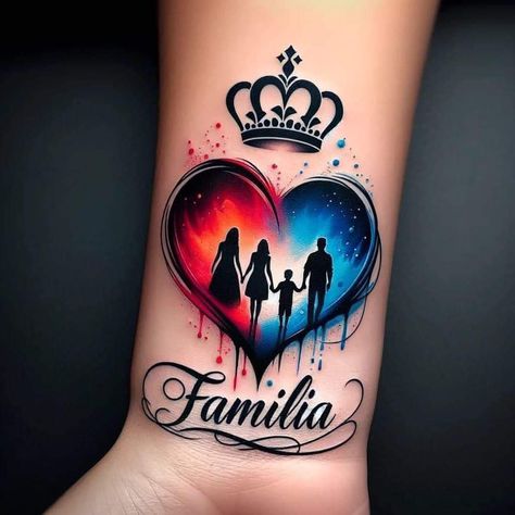 Atrapasueños Tattoo, Chest Tattoo Stencils, Girl Face Tattoo, Blue Rose Tattoos, Circle Tattoos, Family Tattoo, Tatuaje A Color, Dope Tattoos For Women, Family Tattoos