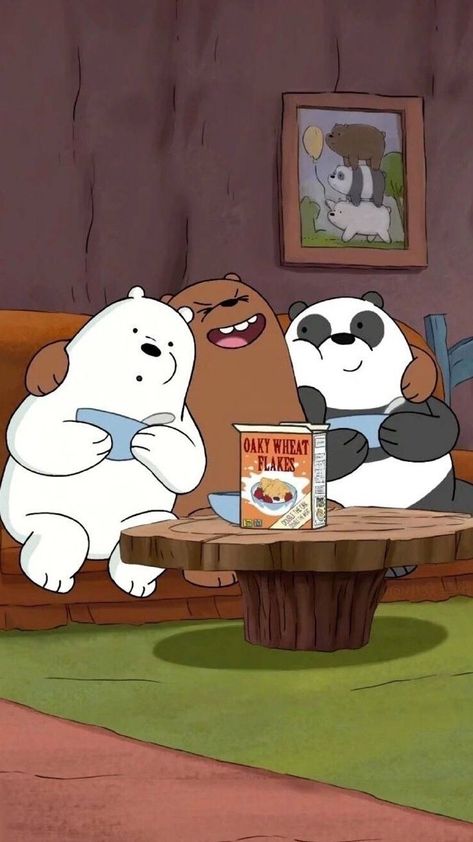 We Bare Bears Wallpapers Aesthetic, We Bare Bears Aesthetic, Ice Bear We Bare Bears, Bear Bears, We Bare Bears Wallpapers, Wallpaper Doodle, We Bear, Pop Art Wallpaper, Cartoon Wallpaper Iphone