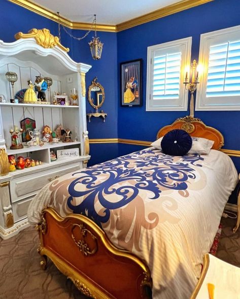 Disney at Home (@disney_at_home) • Instagram photos and videos Beauty And The Beast Bedroom, Disney Themed Bedrooms, Disney At Home, Disney Themed Rooms, Disney Furniture, Disney Rooms, Disney Home Decor, Princess Room, Themed Bedroom