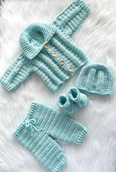 Crochet Baby Boy Sweater, Crochet Baby Clothes Boy, Decoration Things, Crochet Baby Sweater Sets, Crochet Newborn Outfits, Handmade Baby Gift, Crochet Patterns Baby Boy, Crochet Baby Costumes