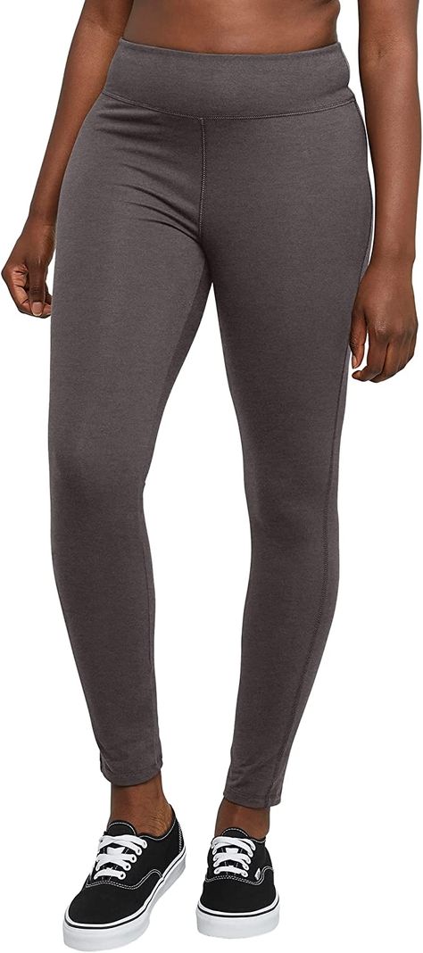 Hanes Women's Leggings, Ankle-Length Leggings for Women, Stretch Cotton-Spandex Leggings, High Waist, 27" at Amazon Women’s Clothing store Junker Queen, Overwatch Costume, Overwatch Game, Women Pants Size Chart, Opaque Leggings, Scarf Display, Black Distressed Shorts, Everyday Leggings, Queen Costume