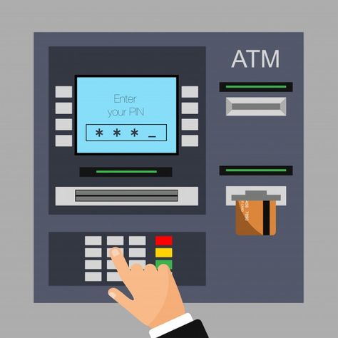 Atm Aesthetic, Atm Machine Design, Cash App Card, Atm Bank, Credit Card Icon, Atm Machine, Money Icons, Pin Card, School Safety