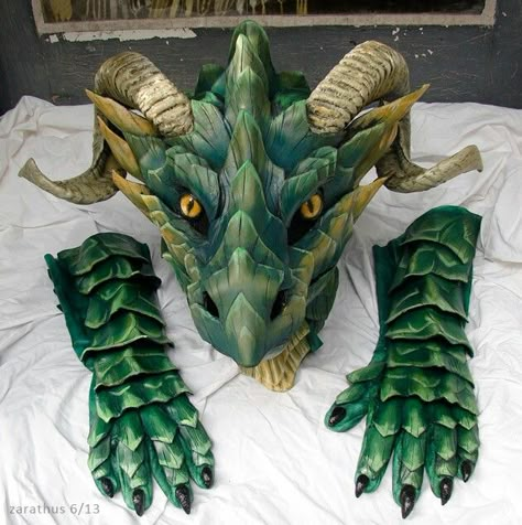 Dragon Fursuit, Dragon Mask, Dragon Eggs, Sock Puppets, Dragon Costume, Dragon Puppet, Leather Crafting, Leather Mask, Dragon 2