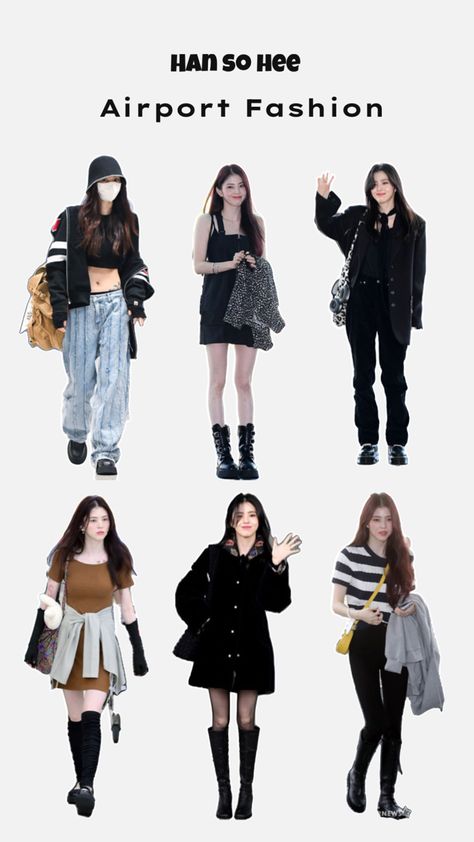 Han So Hee airport fashion Han So Hee Airport, Han So Hee, So Hee, Best Winter Outfits, Airport Fashion, Midi Skirts, Winter Outfits, Winter Fashion, Midi Skirt