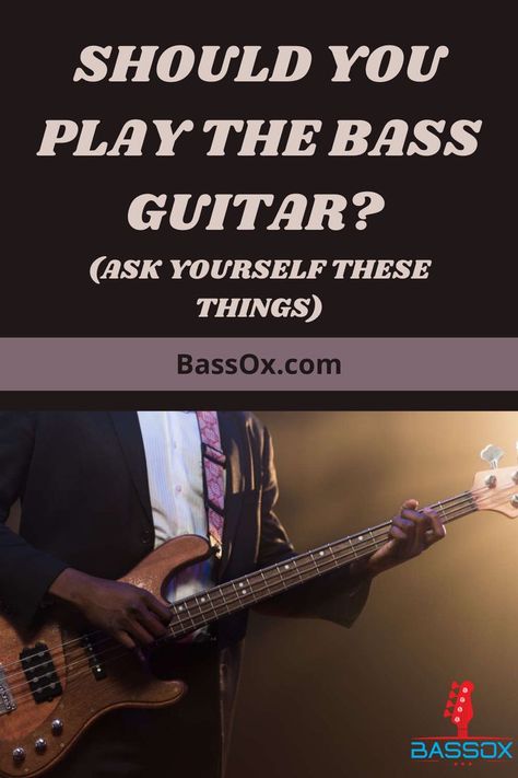 Should you play the bass guitar article with photo of man playing 4-string bass Bass Guitar Lessons Beginner, How To Play Bass Guitar Learning, Bass Beginner, Someone Playing Bass Guitar, Bass Lessons, Bass Guitar Chords, Learn Bass Guitar, Bass Guitar Lessons, Guitar Tips