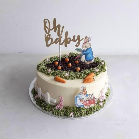 Beatrix Potter First Birthday, Beatrix Potter First Birthday Girl, Beatrix Potter Shower Ideas, Beatrix Potter Baby Shower Ideas, Beatrix Potter Party, Beatrix Potter Birthday Party, Beatrix Potter Cake, Beatrix Potter Birthday, Peter Rabbit Cake