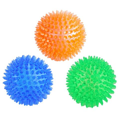 Orgrimmar 3 Pieces Pet Squeaky Chewing Balls Dog Soft Stab Balls Cleaning Teeth Toys Balls with High Bounce for Small Medium Large Pet Dog Cat Toys Dog Squeaky Toys, Dog Pool, Dog Toy Ball, Dog Ball, Dog Biting, Pool Toys, Dog Teeth, Dog Chew Toys, Dog Chews