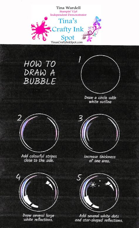 Elephant Bubble Bath-How to Draw Bubbles (Video Tutorial) ⋆ Tina Wardell Stampin Up! Independent Demonstrator How To Draw Bubbles On Black Paper, Watercolor On Black Paper Tutorial, Budget Diy Home Decor, Bubble Video, How To Make Bubbles, Bubble Drawing, Bubble Painting, Black Paper Drawing, Home Decor On A Budget