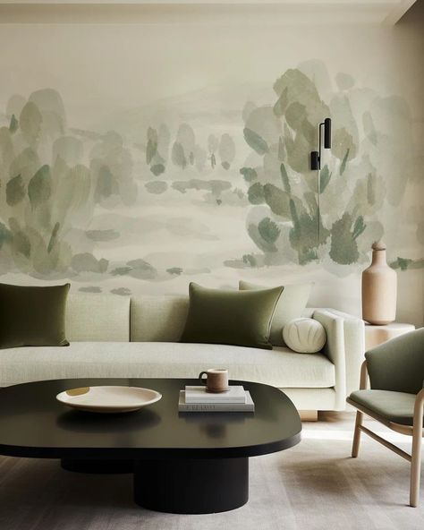 Accent wall behind your sofa? See the previous posts to get some ideas on wall decor behind your sofa ✨🛋️ 1. Artsy wallpaper - subtle, washed out and brings in some colour 2. Paint - go bold if that’s your style, it will set the mood for your living room 3. Limewash - adds texture, colour and mood #livingroomdecor #walldecor #interiordesign #wallbehindsofa #wallart #wallpaper #limewash #accentwall Wall Behind Sofa, Artsy Wallpaper, Wallpaper Designs For Walls, Art Furniture Design, Set The Mood, Hand Painted Wallpaper, Latest Wallpapers, Wallpaper Trends, Wallpaper Decor