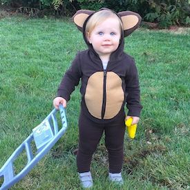 monkey - Only from Primary - Solid color kids clothes - No logos, slogans, or sequins - All under $25 Diy Monkey Costume Kids, Monkey Diy Costume, Monkey Costume Kids, Monkey Costume Diy, Diy Monkey Costume, Toddler Monkey Costume, Kids Bear Costume, Kids Monkey Costume, Tiger Costume Diy