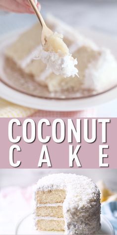 Old Fashioned Coconut Cake, Moist Coconut Cake Recipe, White Christmas Wedding, Coconut Buttercream Frosting, Best Coconut Cake Recipe, Homemade Icing, Cake Coconut, Coconut Buttercream, Dessert Halloween