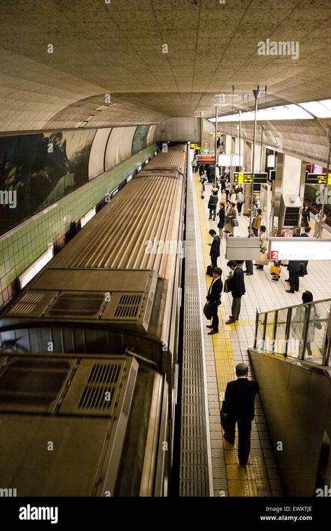 Japanese Subway Station, Japanese Subway, We Belong Together, Subway Station, Roblox Game, Metro Station, Aesthetic Pics, Design Working, Osaka