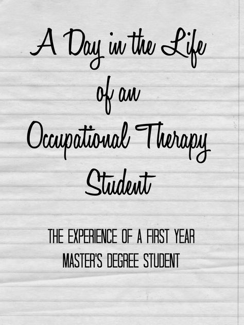 OT Cafe: A Day in the Life of an Occupational Therapy Student #OTMonth Low Vision Occupational Therapy, Occupational Therapy Humor, Occupational Therapy Student, Occupational Therapy Quotes, Occupational Therapy Schools, Therapy Humor, Occupational Therapy Kids, Infant Lesson Plans, Occupational Therapy Assistant