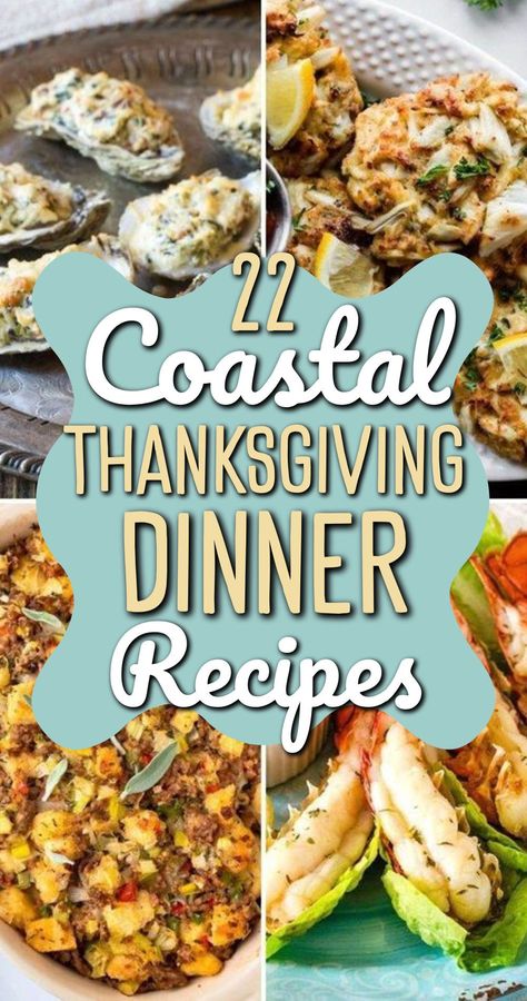 Surf And Turf Thanksgiving, Thanksgiving Fish Dishes, Impressive Thanksgiving Recipes, Non Traditional Thanksgiving Food, Thanksgiving 2024 Recipes, Thanks Giving Dinner Ideas Holidays, Unique Thanksgiving Dinner Ideas, Pescatarian Thanksgiving Dinner, Seafood Thanksgiving Dinner Ideas