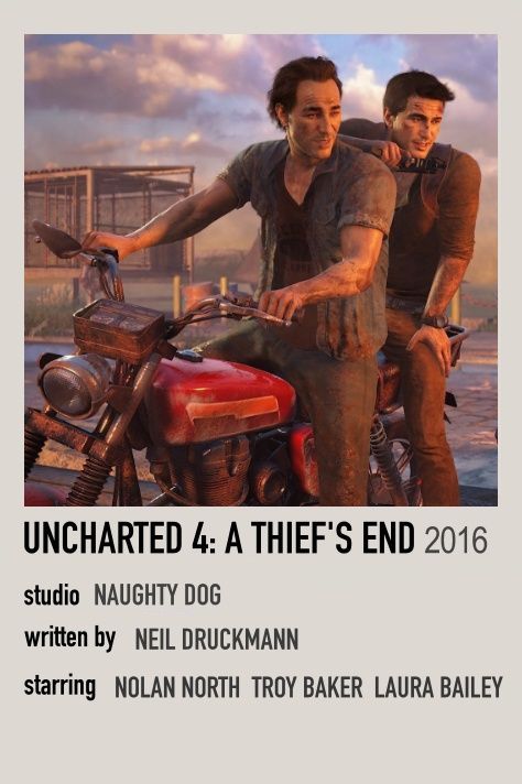 Uncharted Poster Game, Uncharted Poster, Funky Posters, Poster Polaroid, Movie Poster Room, Uncharted Game, Uncharted Series, A Thief's End, Video Game Print