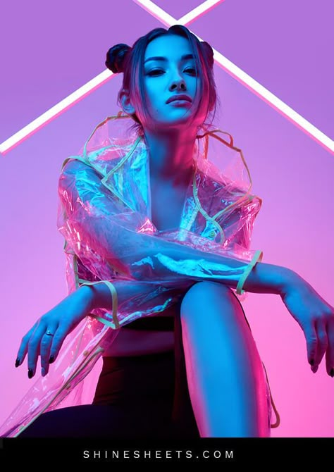 Cyberpunk Photoshoot, Neon Lights Photography, Neon Photoshoot, Neon Photography, Dj Photos, Neon Noir, Cyberpunk Aesthetic, Neon Fashion, Neon Aesthetic