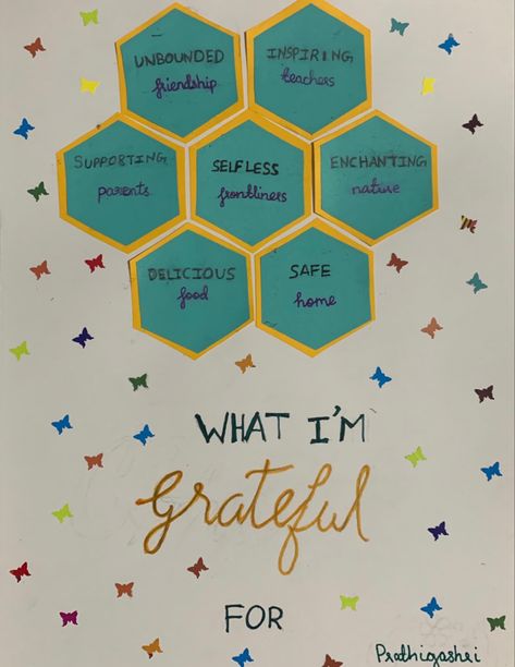 Gratitude day card Gratitude Art Project, Classroom Gratitude Wall, Daily Gratitude Poster, Gratitude Chain, Gratitude Wall, Gratitude Day, Im Grateful, Diy Cards, Gratitude